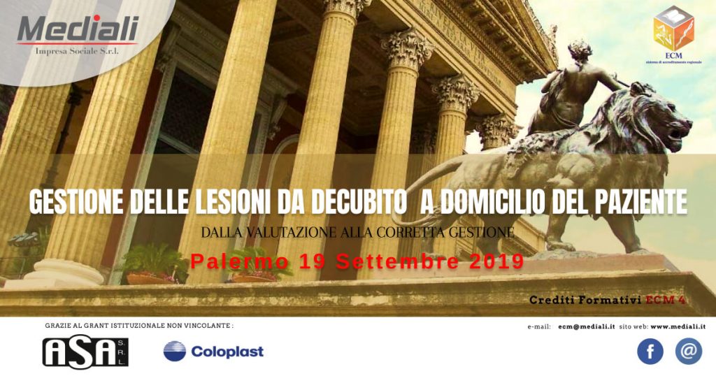 Ecm GESTIONE DELLE LESIONI DA DECUBITO A DOMICILIO DEL PAZIENTE 19 settembre 2019